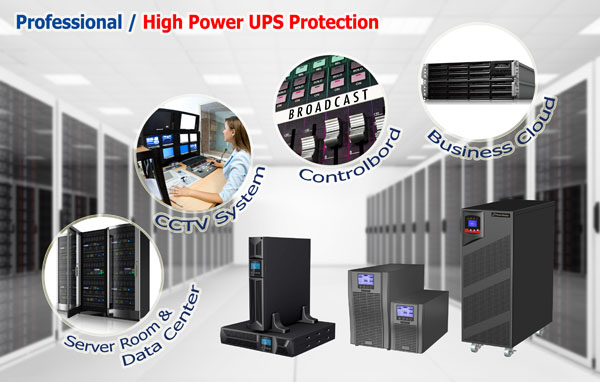 Gruppi di continuità On-Line - Massima protezione per tutte le apparecchiature professionali