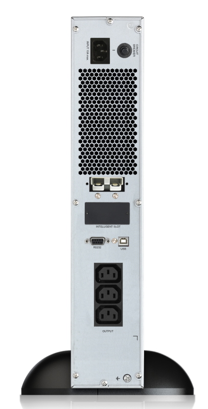 Gruppo di continuità UPS On-Line PowerWalker VFI1000CRS LCD 1000VA 800W (onda sinusoidale pura) con batterie esterne (NON incluse)
