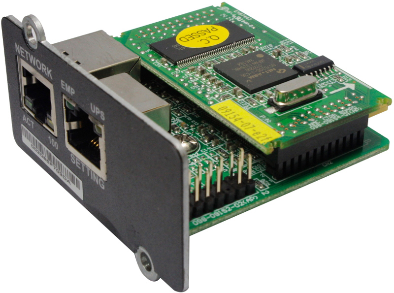 PowerWalker Mini NMC Card, scheda SNMP per la gestione remota degli ups