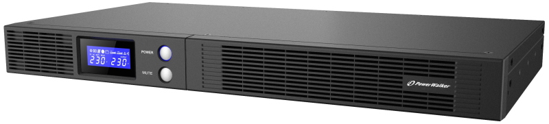 Gruppo di continuità PowerWalker VI 750 R1U Line-Interactive con design SLIM (solo 1U)