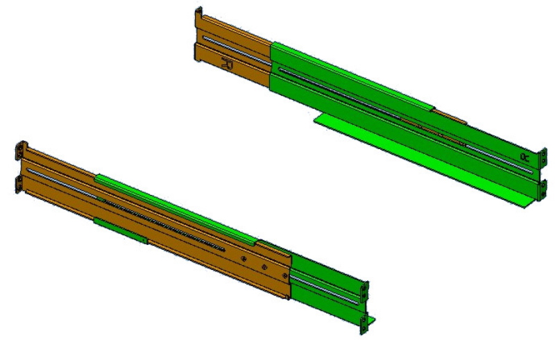 Kit guide per montaggio Rack per ups PowerWalker