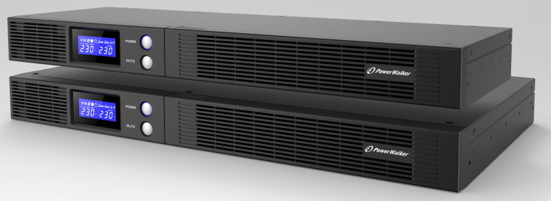 Gruppo di continuità PowerWalker VI 1000 R1U Line-Interactive con design SLIM (solo 1U)