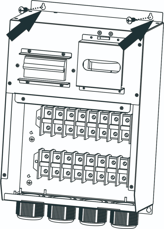 Bypass Switch per manutenzione di UPS Trifase (formato Tower) fino a 20KW (100A)