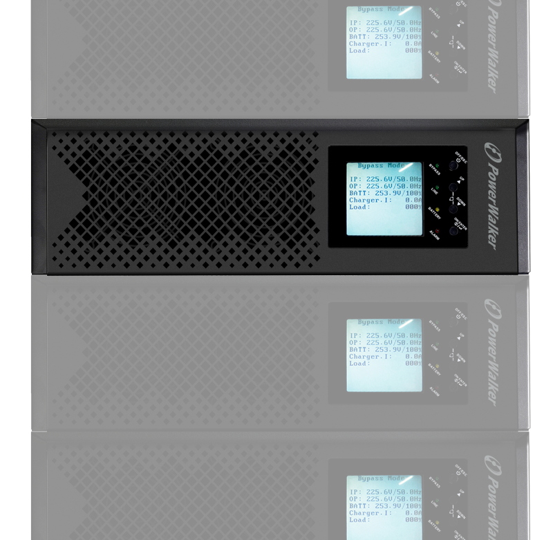 Gruppo di continuità PowerWalker VFI 10K CPH 3/3 10000VA 10000W modulare con Input Trifase e Output Trifase