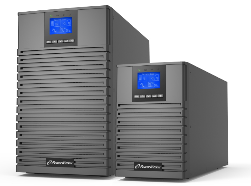 Gruppo di continuità On-Line PowerWalker VFI 1500 ICT IoT con fattore di potenza 1 (1500VA / 1500W)