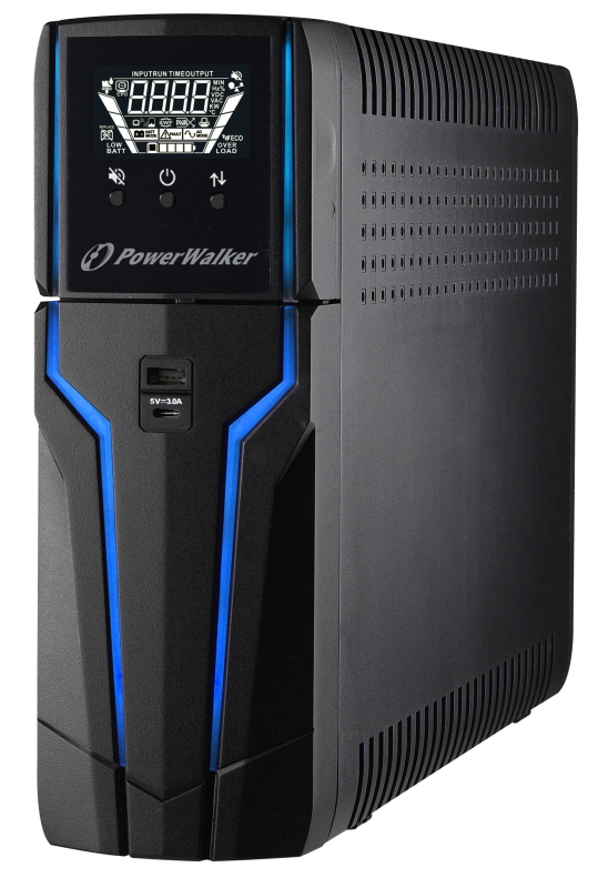 Gruppo di continuità Line-Interactive ad onsa sinusoidale pura PowerWalker VI 1500 GXB Schuko con 4 prese SCHUKO