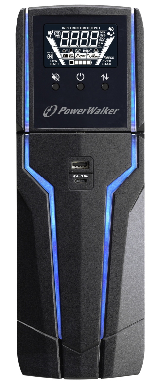 Gruppo di continuità Line-Interactive ad onsa sinusoidale pura PowerWalker VI 1500 GXB Schuko con 4 prese SCHUKO