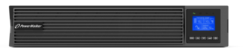 Gruppo di continuità On-Line PowerWalker VFI 1500 ICR IoT  con fattore di potenza 1 (1500VA / 1500W)