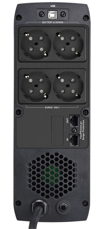 Gruppo di continuità Line-Interactive ad onsa sinusoidale pura PowerWalker VI 1500 GXB Schuko con 4 prese SCHUKO