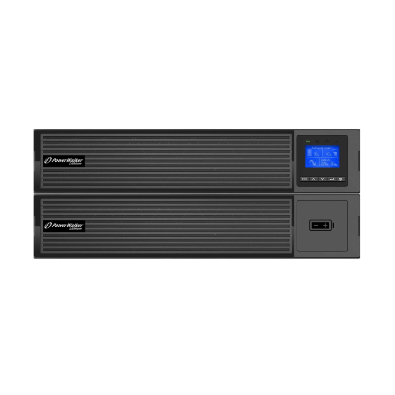 Gruppo di continuità On-Line PowerWalker VFI 10000 LICR IoT 3/1 con fattore di potenza 1 (10000VA / 10000W) Trifase-Monofase con batterie al litio